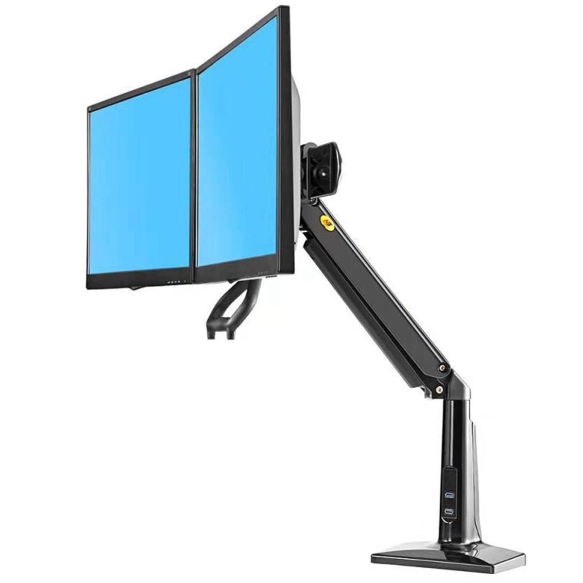 NB Desk Mounts fits Dual Monitor Full Motion Swivel Monitor for 22-27 ...