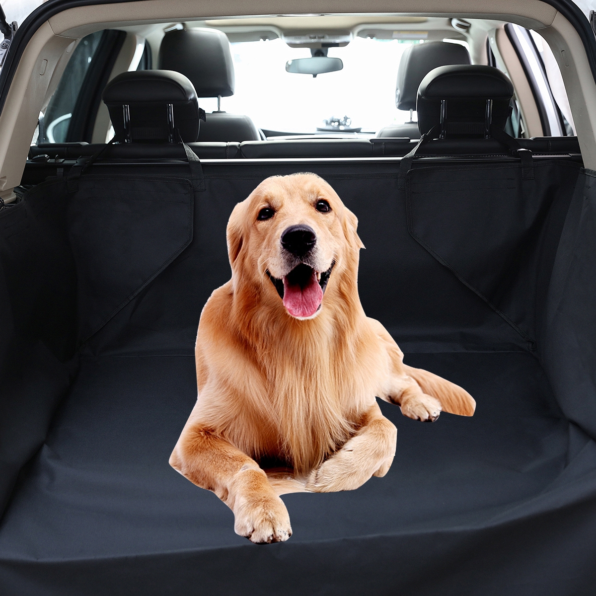 BABYLTRL Dog Car Seat Cover Waterproof Pet Bench Seat Cover Nonslip and Heavy Duty Pet Car Seat Cover for Dogs and Armrest Fits Cars Trucks and SUVs S